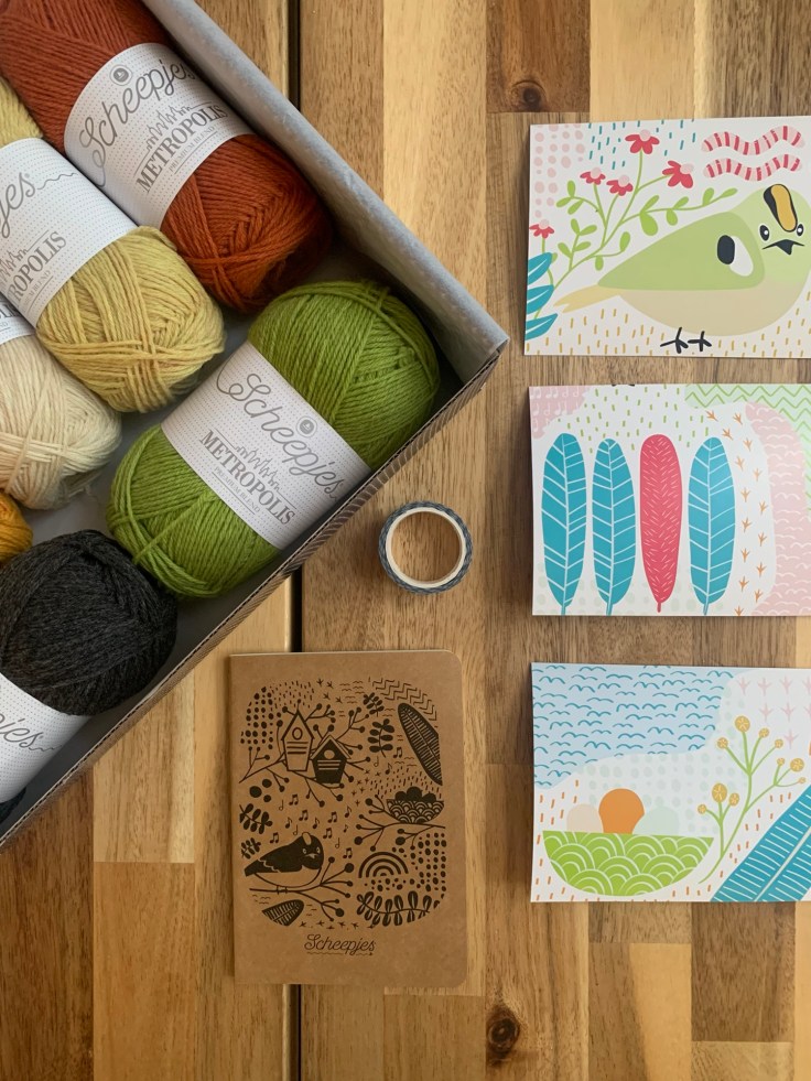 Scheepjes CKAL Goldcrest Scarf kit – DI LANA E D'ALTRE STORIE SRL