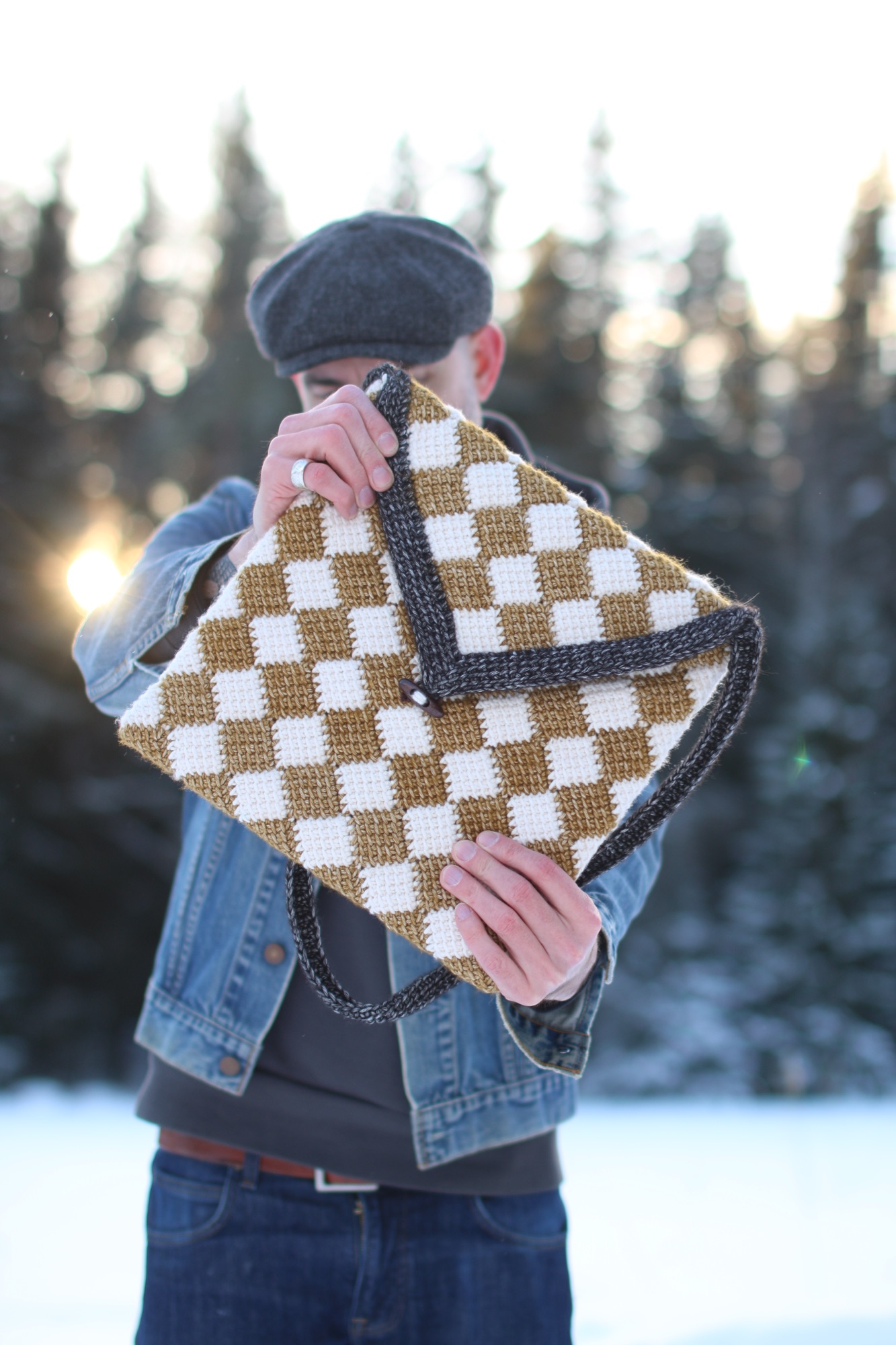 The “Basket Case” Tunisian crochet bag – Martin Up North